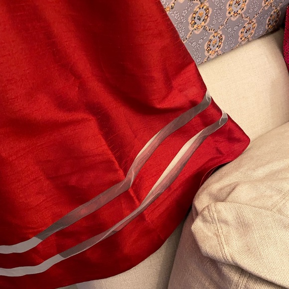 ALFRED SUNG Strapless beautiful midi dress, like new, 14 size Dupioni fabric - Picture 6 of 16